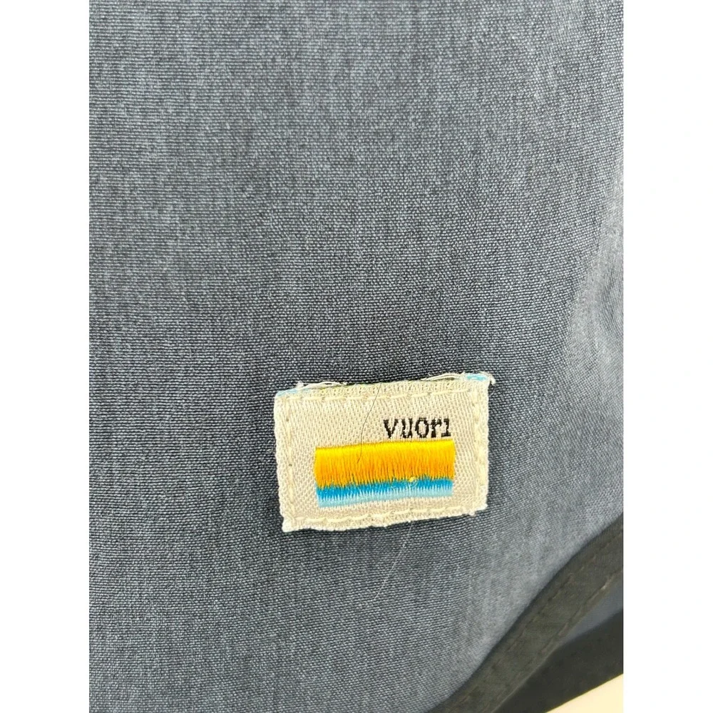 Vuori Cruise Board Shorts Mens Medium Blue Heathered 4 Inch Inseam Swim Trunks